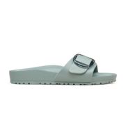 birkenstock para mujer 1031422 sandalias madrid big buckle eva ajuste estrecho turquesa 41 plastico plano hebilla casual verde