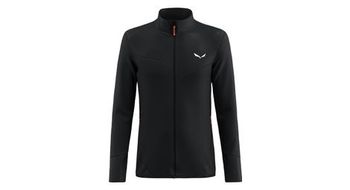 Forro polar hibrido salewa puez waffle negro para hombre