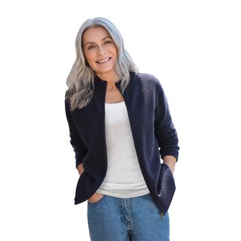 Woolovers Chaqueta de punto WL181 para mujer