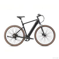 bicicleta electrica yangor h700 700c con sensor de par 36 v 104 ah 7 velocidades gris