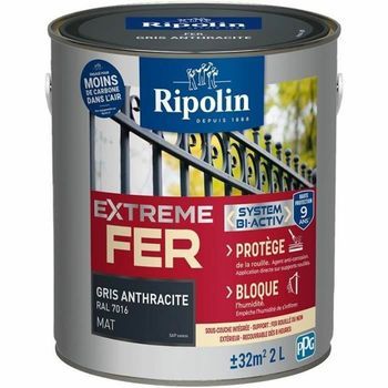 Pintura Imprimación Ripolin Gris Mate 2 L
