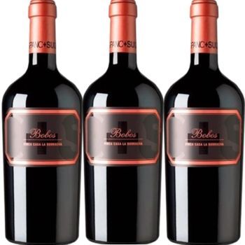 Bobos Finca Casa La Borracha Vino Tinto Crianza De Valencia, Elab 75 Cl 13,5 % Pack 3 Botellas