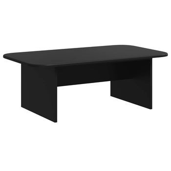 Mesa De Café Negro 93 X 53 X 33 Cm Madera De Ingeniería Vidaxl