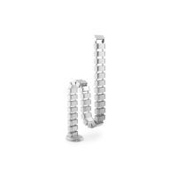 bandeja portacables curva assmann electronic da-90506 130 m abs y metal plata