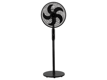 Ventilador de pie - Jata JVVP3063, 50 W, 3 Velocidades, Altura Ajustable, Caudal 3540 m³/h, Estancias hasta 25 m², Negro