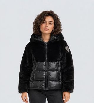 Blauer para mujer. 26WBLDC02304 Chaqueta Fanevil negro (S), Casual, Poliamida