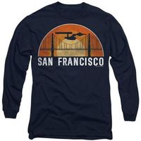 star trek camiseta manga larga san francisco trek para mujer