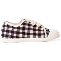 pisamonas zapatillas zapatillas cuadros puntera goma cordones cinta para nina