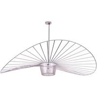 lampara de techo - lampara colgante diseno pamela - 140cm - vertical rosado oro