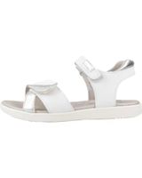 de garvalin sandalias nina modelo 242425g color blanco blanco y plata