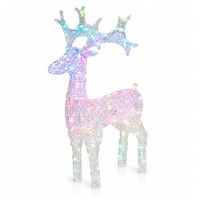reno navideno well home 80 led multicolor - 45x16x75cm
