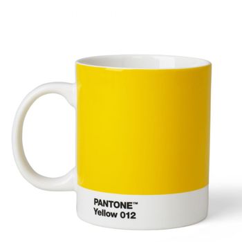 Taza de porcela amarillo
