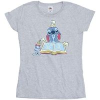 disney camiseta reading reading a book para mujer