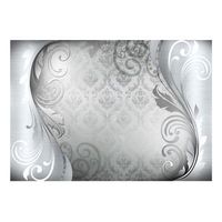 papel pintado 3d - ornamento gris 200x140 cm
