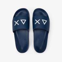 sun68 chanclas x36110 slippers logo-94 07 navy blue para hombre