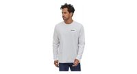 camiseta patagonia l s p 6 logo responsibili blanco hombre
