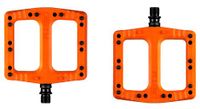 pedales planos deity deftrap naranja
