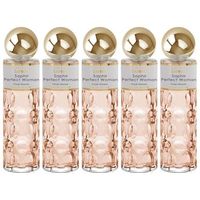 pack de 5 eau de parfum mujer saphir perfect woman 200 ml