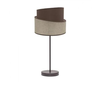 Lampara sobremesa metal color marron serie hara 18cm