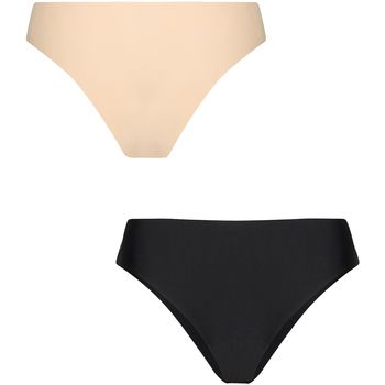 Bye Bra Tangas Paquete brasileño x2 Cotton Adiós Bra para mujer