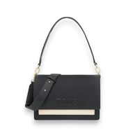 tous para mujer 2002358251 bandolera m audree saffiano negro osfa casual tela
