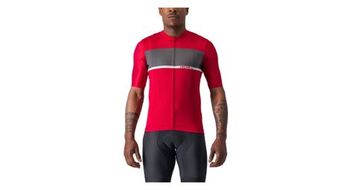 Maillot de manga corta castelli tradizione rojo