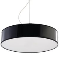 lampara de techo negro cloruro de polivinilo alt 111 cm