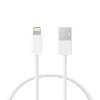 Contact Cable de Carga y Datos Usb-a A Lightning Ksix 12 W 1 M Blanco