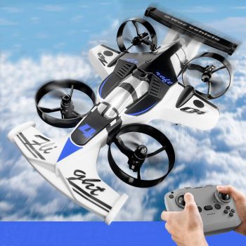 CZ04 Tierra Aire 2-en-1 Modo de retención de altitud Modo sin cabeza Control remoto 2.4G Regalos para niños Juguetes RC
