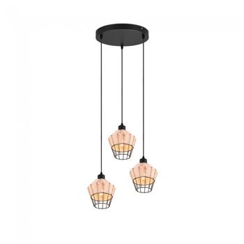 Lámpara colgante borka (3 luces)
