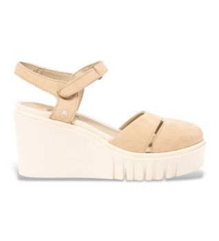 Art para mujer. 1208311ZZ003_020 Sandalias de Piel 2083 Catania beige (38), 8 a 10cm, Velcro, Casual