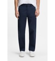 boss para hombre 50554993 pantalon straight fit marino 3634 casual algodon