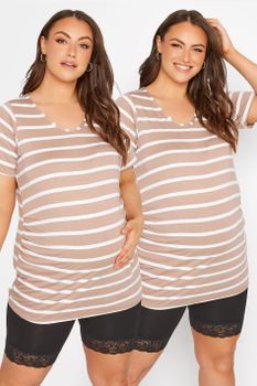 Bump It Up Maternity Juego De 2 Ciclistas Negros