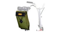 restrap city saddle bag large para bicicleta plegable verde oliva