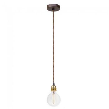 Lámpara de techo bulb marrón