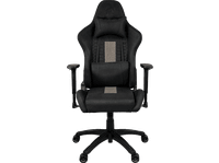 silla gaming - corsair tc100 relaxed transpirable reposabrazos 2d inclinacion 160 negro y gris