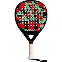 pala de padel joma challenge negro y fucsia