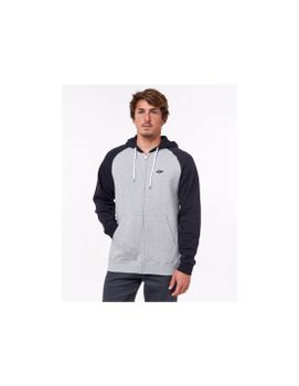 Sudadera Rip Curl Embroid Hooded Zip Thru Hombre Grey