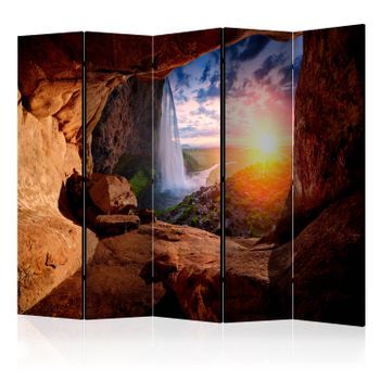 Biombo - Cave: Seljalandsfoss Waterfall Ii (225x172 Cm)