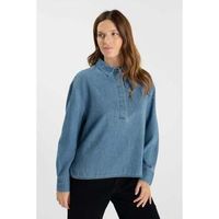 le temps des cerises camisa alberta top vaquero para mujer