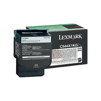 lexmark c544x1kg original black extra high yield laser toner return programme cartridge