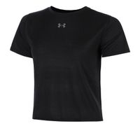 under armour velociti  camiseta de running mujeres - negro plateado