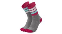 calcetines incylence merino strive gris rosa