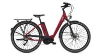 bicicleta electrica de montana o2 feel ivog explorer boost univ 4 1 shimano altus 9v 360 wh 26   rojo granate