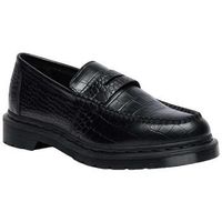 dr martens mocasines mocassins penton cuir embosse crocodile para mujer