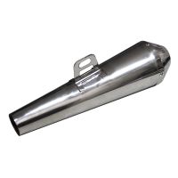 silenciador de escape mass cafe racer inox