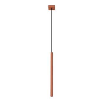 Lámpara colgante vacu rojo, 1 luz