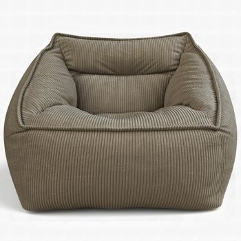 Aiire Puff Salón Xxl De Diseño - [100x100x80] Sillón Puff Con Relleno Incluido Gigante - Sofá Puf De Interior En Pana Premium - Bean Bag Chair Moderno Para Adultos Y Habitación Juvenil