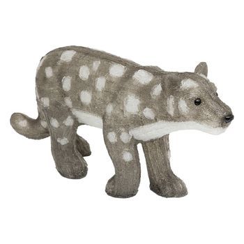 Leopardo Acrílico Forma Exterior 60 Led Fijos H.32cm