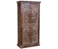 armario de madera marron 90x40x180